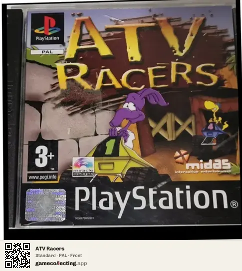 ATV Racers PlayStation, PAL box front