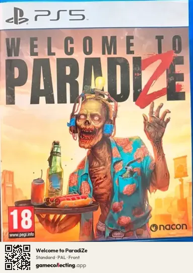 Welcome to ParadiZe PlayStation 5, PAL box front