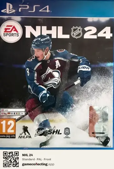 NHL 24 PlayStation 4, PAL box front