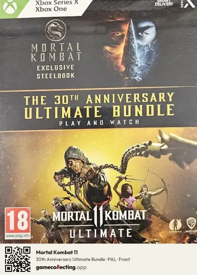Mortal Kombat 11 Xbox One, PAL box front
