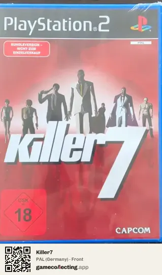 Killer7 PlayStation 2, Germany box front