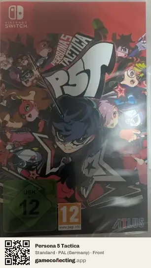 Persona 5 Tactica Nintendo Switch, Germany box front