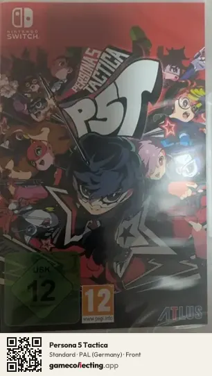 Persona 5 Tactica Nintendo Switch, Germany box front