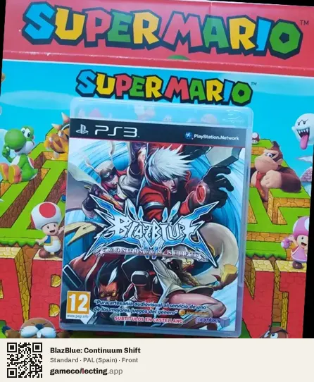 BlazBlue: Continuum Shift PlayStation 3, Spain box front