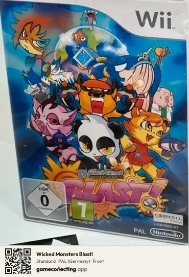 Wicked Monsters Blast! Nintendo Wii, Germany box front
