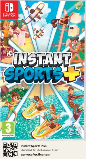 Instant Sports Plus Nintendo Switch, Europe box front
