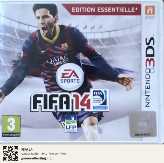 FIFA 14 Nintendo 3DS, France box front