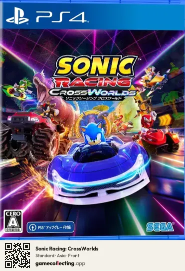 Sonic Racing: CrossWorlds PlayStation 4, Asia box front
