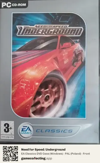 Need for Speed: Underground Computer, Poland box front