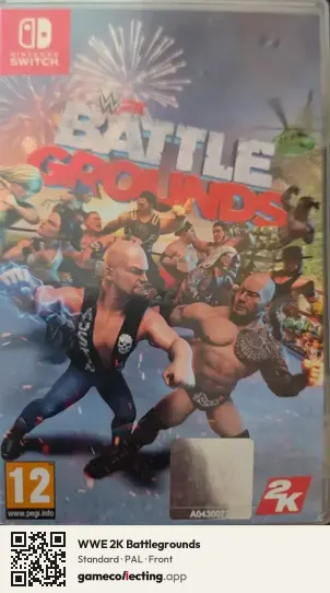 WWE 2K Battlegrounds Nintendo Switch, PAL box front