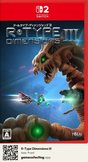 R-Type Dimensions III Nintendo Switch 2, Asia box front