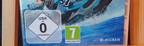 Aqua Moto Racing Utopia, the USK square on its front