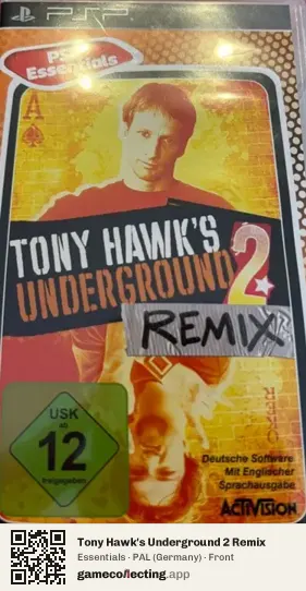 Tony Hawk's Underground 2 Remix PlayStation Portable, Germany box front