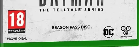 Batman: The Telltale Series, the PEGI square on its front