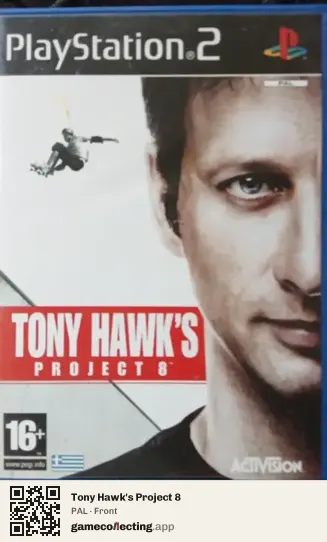 Tony Hawk's Project 8 PlayStation 2, PAL box front