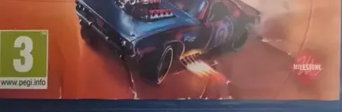 Hot Wheels Unleashed, the PEGI square on its front