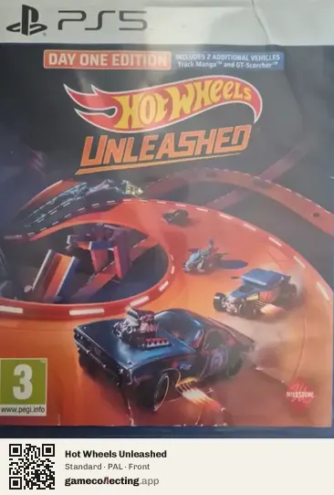 Hot Wheels Unleashed PlayStation 5, PAL box front