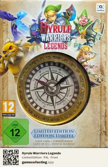 Hyrule Warriors Legends Nintendo 3DS, PAL box front