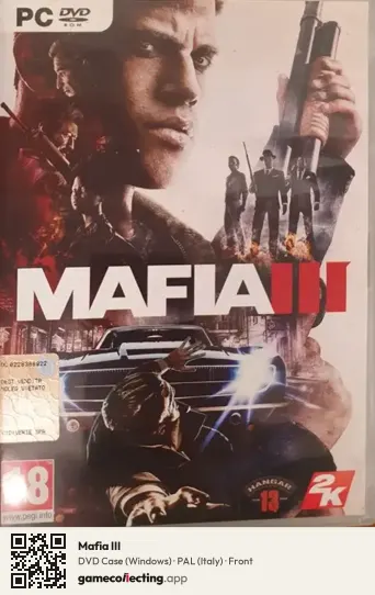 Mafia III Computer, Italy box front