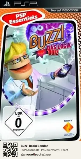 Buzz! Brain Bender PlayStation Portable, Germany box front