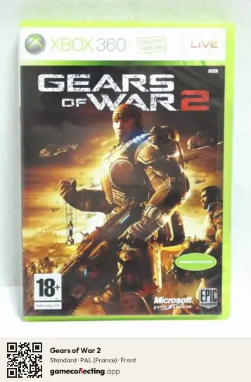 Gears of War 2 Xbox 360, France box front