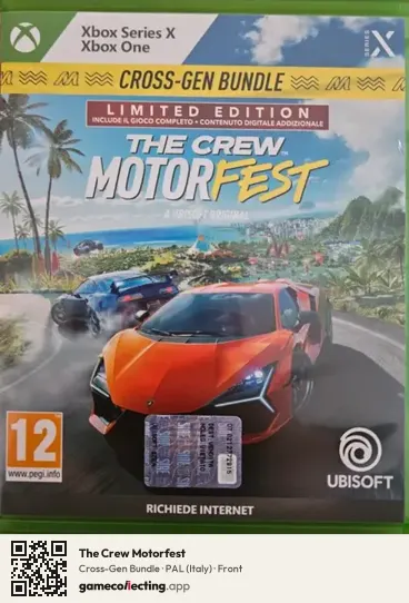 The Crew Motorfest Xbox Series X, Italy box front