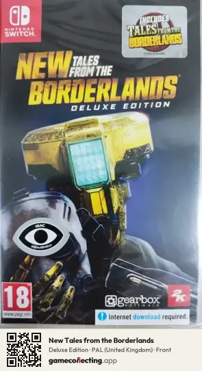 New Tales from the Borderlands Nintendo Switch, United Kingdom box front