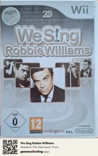 We Sing Robbie Williams Nintendo Wii, Germany box front