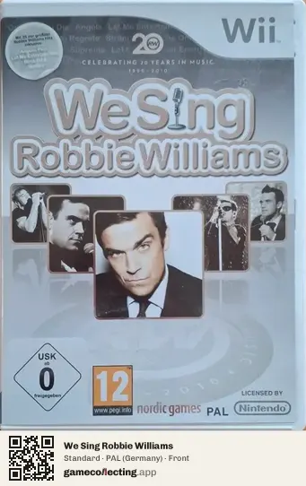 We Sing Robbie Williams Nintendo Wii, Germany box front