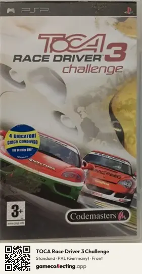 TOCA Race Driver 3 Challenge PlayStation Portable, Germany box front