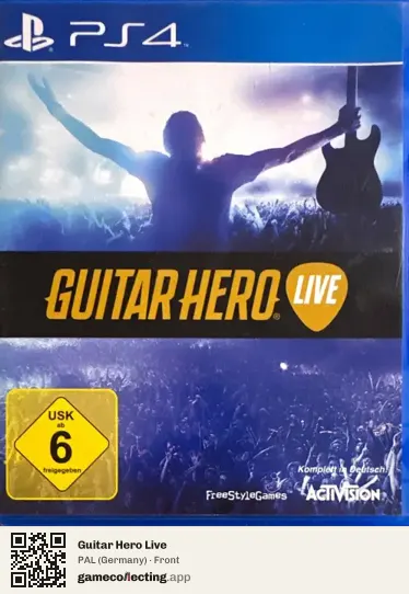 Guitar Hero Live PlayStation 4, Germany box front
