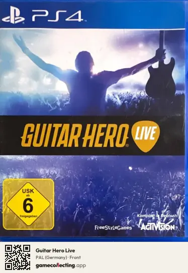 Guitar Hero Live PlayStation 4, Germany box front