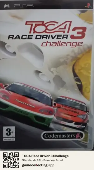 TOCA Race Driver 3 Challenge PlayStation Portable, France box front