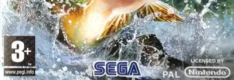 Sega Bass Fishing, the PEGI square on its front