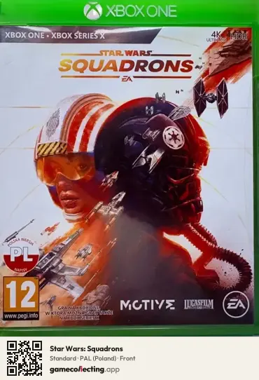 Star Wars: Squadrons Xbox One, Poland box front