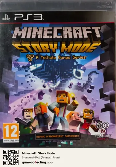 Minecraft: Story Mode PlayStation 3, France box front
