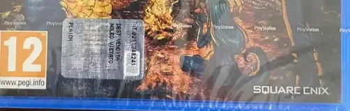 Octopath Traveler II, the PEGI square on its front