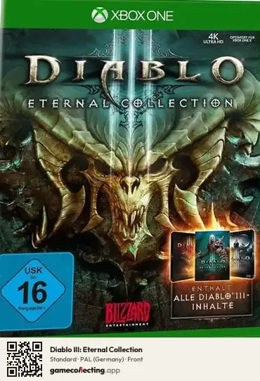 Diablo III: Eternal Collection Xbox One, Germany box front