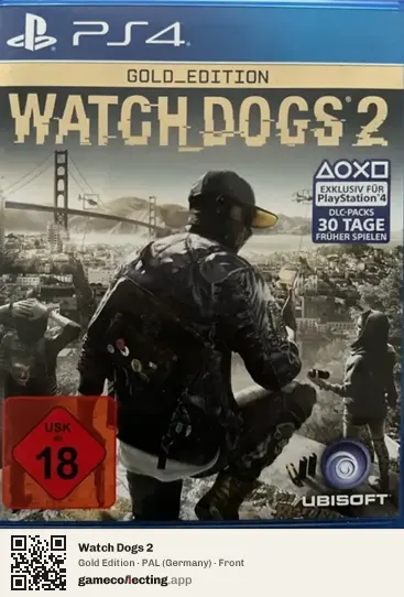 Watch Dogs 2 PlayStation 4, Germany box front