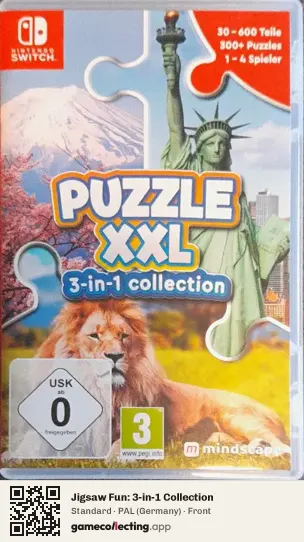 Jigsaw Fun: 3-in-1 Collection Nintendo Switch, Germany box front