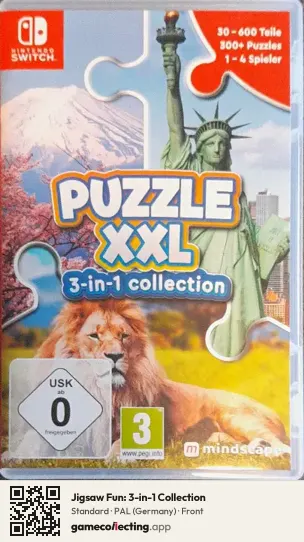 Jigsaw Fun: 3-in-1 Collection Nintendo Switch, Germany box front