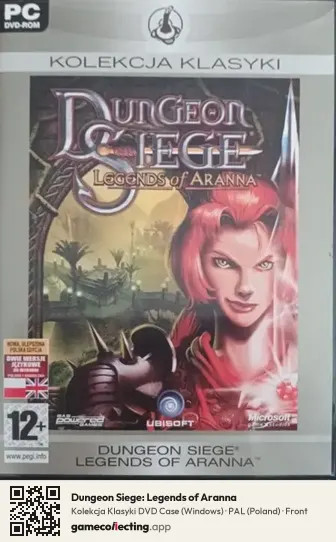 Dungeon Siege: Legends of Aranna Computer, Poland box front