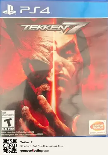 Tekken 7 PlayStation 4, North America box front