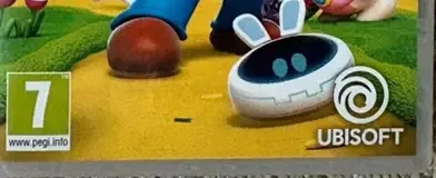 Mario + Rabbids Kingdom Battle, the PEGI square on its front