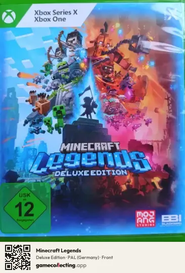 Minecraft Legends Xbox Series X, Germany box front