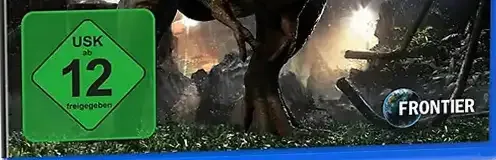 Jurassic World Evolution, the USK square on its front