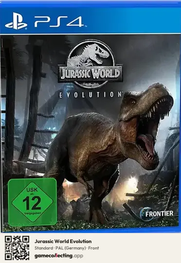 Jurassic World Evolution PlayStation 4, Germany box front