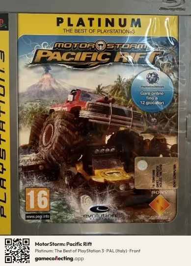 MotorStorm: Pacific Rift PlayStation 3, Italy box front