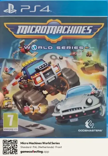 Micro Machines World Series PlayStation 4, Netherlands box front