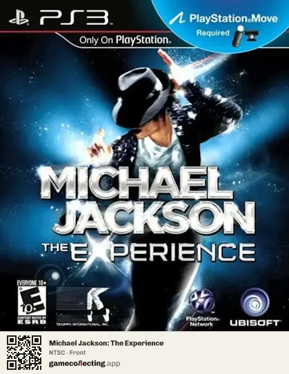 Michael Jackson: The Experience PlayStation 3, NTSC box front